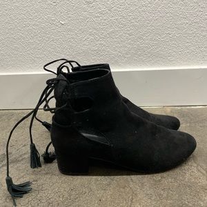 Black booties size 9.5